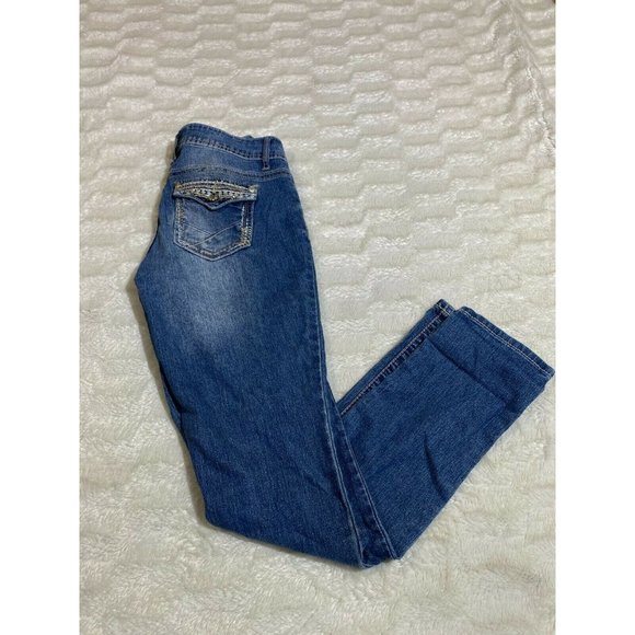 LEI Size 3 womens Taylor Low Rise Skinny  27x30 - Picture 3 of 12
